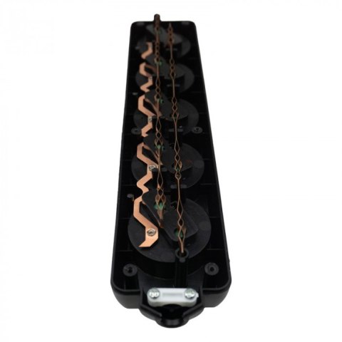 Gniazdo przenośne 5gn z uziemieniem Czarna 13A 3000W Listwa zasilająca