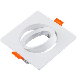 Oprawa Halogenowa Ruchoma Kwadrat Biała GU10 MR16 VENTUS PLASTIK