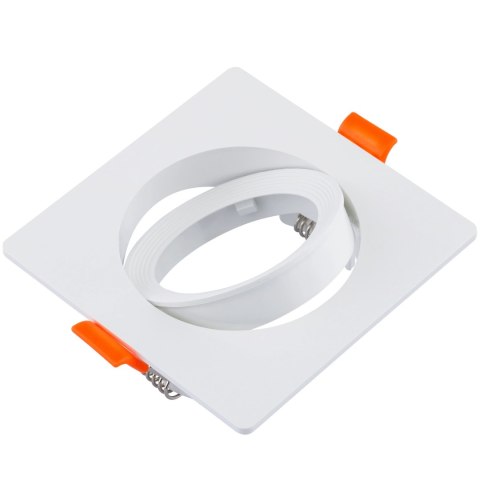 Oprawa Halogenowa Ruchoma Kwadrat Biała GU10 MR16 VENTUS PLASTIK