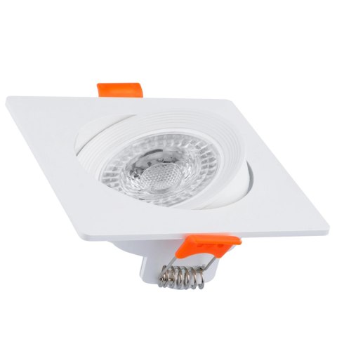 Oprawa Halogenowa Ruchoma Kwadrat Biała GU10 MR16 VENTUS PLASTIK