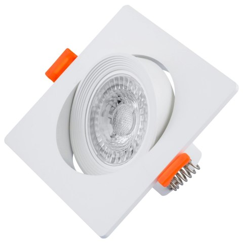 Oprawa Halogenowa Ruchoma Kwadrat Biała GU10 MR16 VENTUS PLASTIK