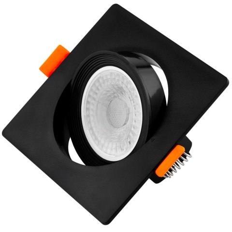 Oprawa Halogenowa Ruchoma Kwadrat Czarna GU10 MR16 VENTUS PLASTIK