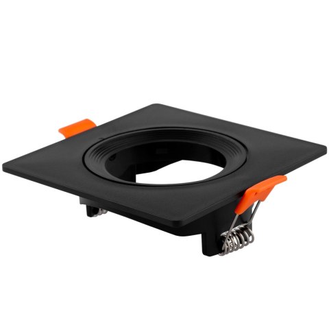 Oprawa Halogenowa Ruchoma Kwadrat Czarna GU10 MR16 VENTUS PLASTIK