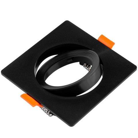 Oprawa Halogenowa Ruchoma Kwadrat Czarna GU10 MR16 VENTUS PLASTIK