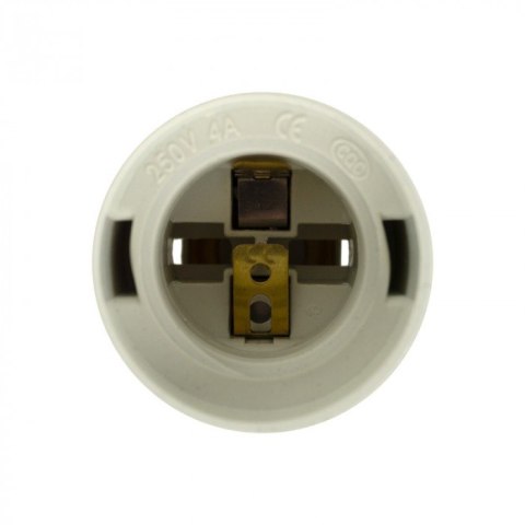 Oprawka z kablem E27 Biała Budowlana Remontowa