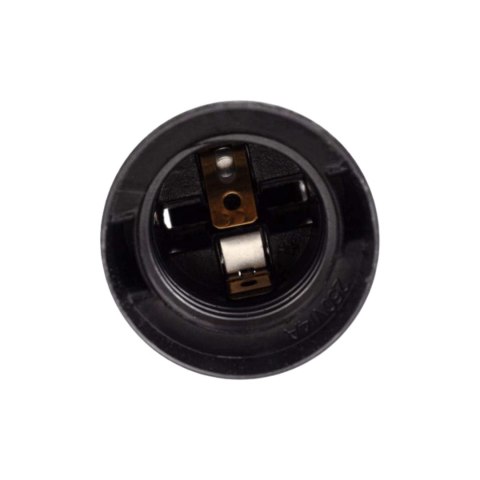 Oprawka z kablem E27 Czarna Budowlana Remontowa