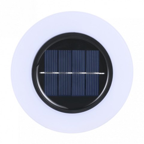 Wbijana Lampa LED Solarna Ogrodowa OKRĄGŁA 4000K Neutralna 8h