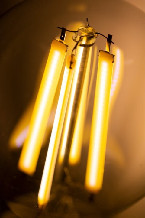 Żarówka LED E27 ST64 4W = 35W 440lm 2000K Ciepła 360° Filament