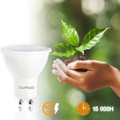 Żarówka LED GU10 5W = 35W 470lm 3000K Ciepła 120° LUMILED