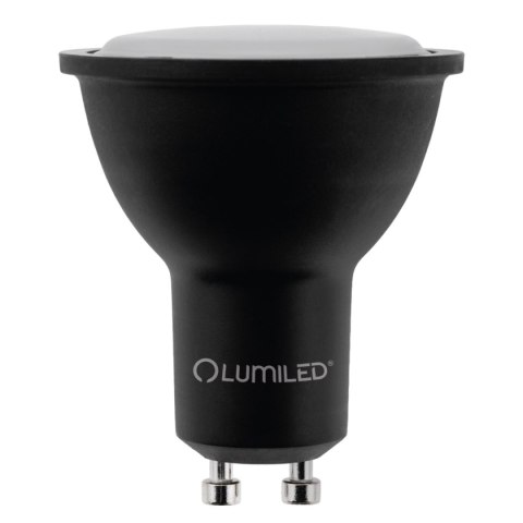 Żarówka LED GU10 6W = 50W 580lm 4000K Neutralna 120° Czarna obudowa