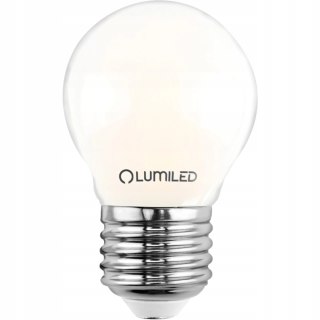 Żarówka LED P45 E27 7W = 60W 770lm 3000K Ciepła 360° Filament Mleczna