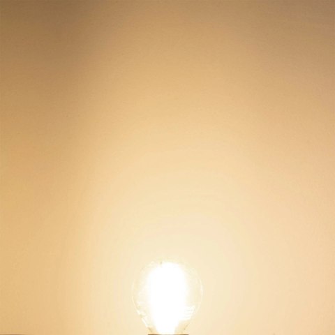 Żarówka LED P45 E27 7W = 60W 770lm 3000K Ciepła 360° Filament Mleczna