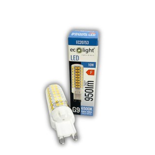 Żarówka LED kapsułka G9 10W 6500K barwa Zimna 950LM