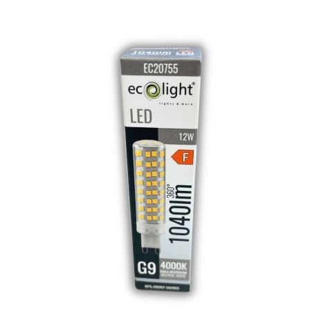 Żarówka LED kapsułka G9 12W 4000K barwa NEUTRALNA 1040lm