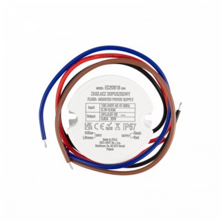 Zasilacz 24V LED 20W 0,8A Do Puszki FI60 IP67 Taśma LED RGB