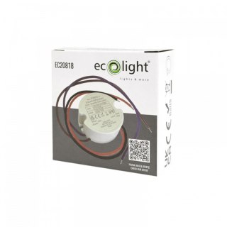 Zasilacz 24V LED 20W 0,8A Do Puszki FI60 IP67 Taśma LED RGB