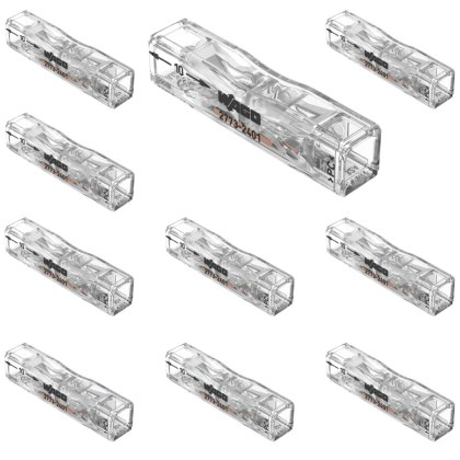 10x Złączka przelotowa WAGO 2773-2401 0,75-4 mm² drut 2773-2401