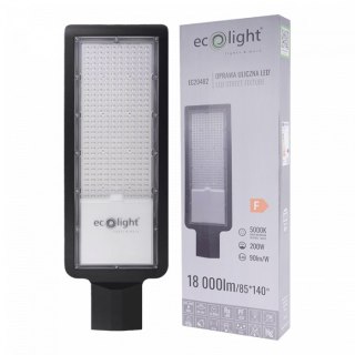 LAMPA ULICZNA MOCNA 200W 18000lm 5000K Neutralna TANIA Ekonomiczna IP65