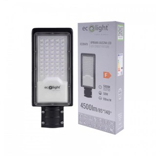 LAMPA ULICZNA MOCNA 50W 4500lm 5000K Neutralna TANIA Ekonomiczna IP65