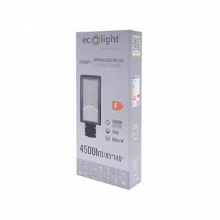 LAMPA ULICZNA MOCNA 50W 4500lm 5000K Neutralna TANIA Ekonomiczna IP65