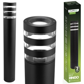 Lampa Ogrodowa Słupek Okrągły Zewnętrzny Stojący E27 LED RINGO 60cm