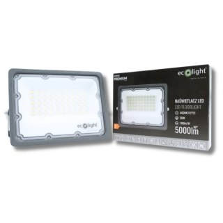 Naświetlacz Premium Halogen LED LAMPA Robocza 50W 5000lm 4000K IP65 Reflektor
