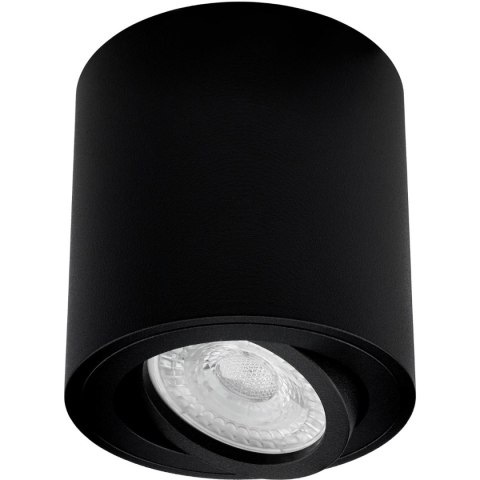 Oprawa Natynkowa HALOGEN Spot Tuba Ruchoma AMAT-M GU10 Okrągła Czarna 84mm