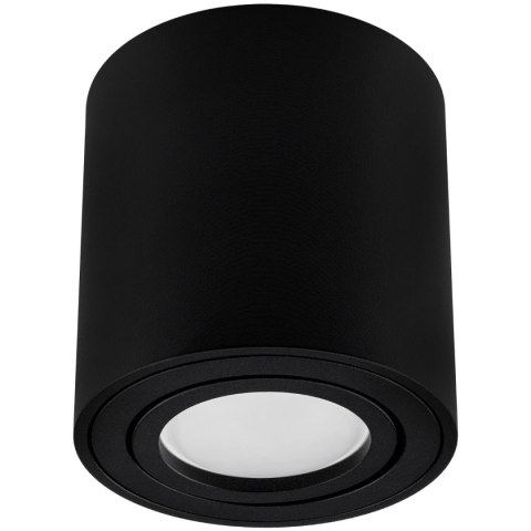 Oprawa Natynkowa HALOGEN Spot Tuba Ruchoma AMAT-M GU10 Okrągła Czarna 84mm