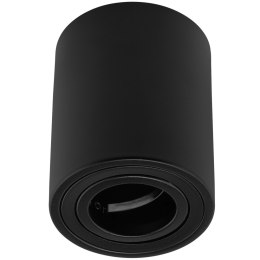 Oprawa Natynkowa HALOGENOWA Hermetyczna IP44 EGIO GU10 Okrągła Czarna 83mm