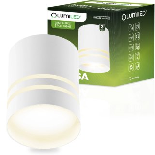Oprawa Natynkowa HALOGENOWA Spot Tuba ARISA GU10 Okrągła Biała 80mm