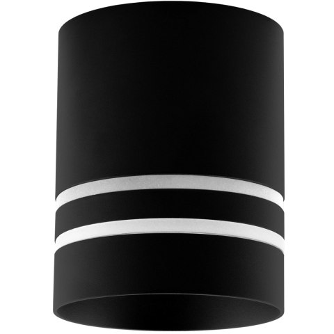 Oprawa Natynkowa HALOGENOWA Spot Tuba ARISA GU10 Okrągła Czarna 80mm