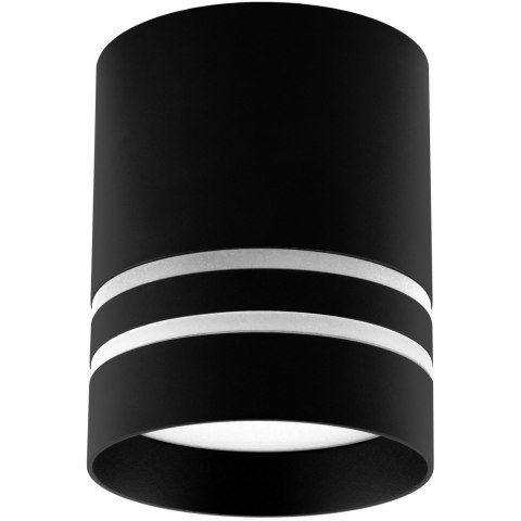 Oprawa Natynkowa HALOGENOWA Spot Tuba ARISA GU10 Okrągła Czarna 80mm