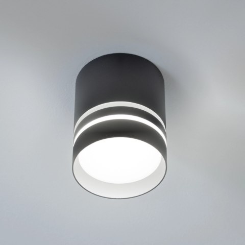 Oprawa Natynkowa HALOGENOWA Spot Tuba ARISA GU10 Okrągła Czarna 80mm