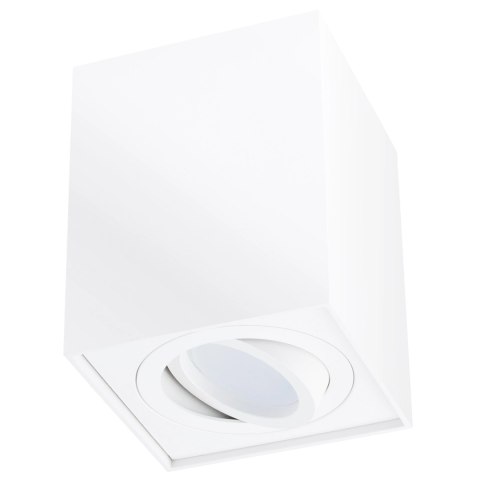 Oprawa Natynkowa HALOGENOWA Spot Tuba Ruchoma AMAT-M GU10 Kwadratowa Biała