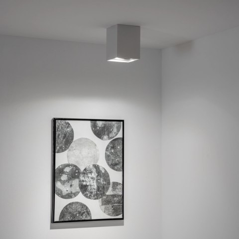 Oprawa Natynkowa HALOGENOWA Spot Tuba Ruchoma AMAT-M GU10 Kwadratowa Biała