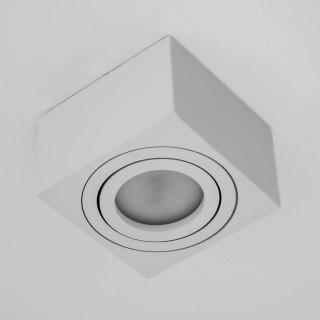 Oprawa Natynkowa HALOGENOWA Spot Tuba Ruchoma Kwadratowa Biała 50mm INSERT