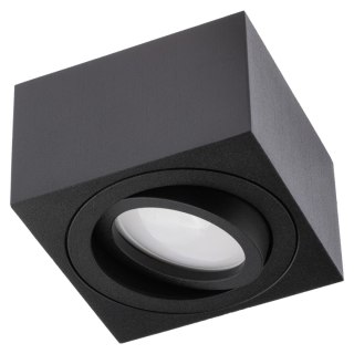 Oprawa Natynkowa HALOGENOWA Spot Tuba Ruchoma Kwadratowa Czarna 50mm INSERT