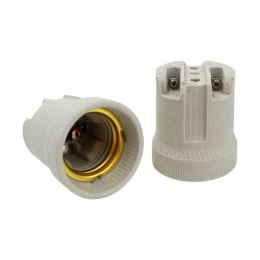 Oprawka ceramiczna E27 bez UCHWYTU blaszki