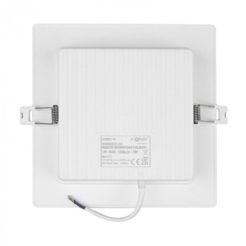 Panel LED 12W podtynkowy Kwadratowy Neutralny 1200lm 4000K PLASTIKOWY