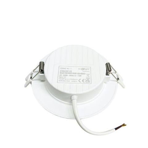 Panel LED 12W podtynkowy Okrągły Neutralny 1200lm 4000K PLASTIKOWY