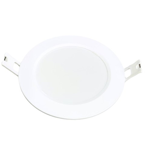 Panel LED 12W podtynkowy Okrągły Neutralny 1200lm 4000K PLASTIKOWY