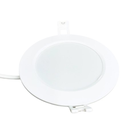 Panel LED 12W podtynkowy Okrągły Neutralny 1200lm 4000K PLASTIKOWY