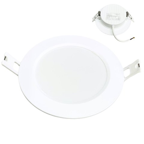 Panel LED 18W podtynkowy Okrągły Neutralny 1980lm 4000K PLASTIKOWY