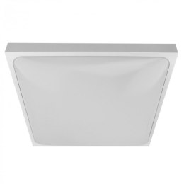 Plafon Kwadratowy na dwie żarówki 2x E27 Biały Natynkowy