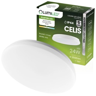 Plafon LED Lampa Sufitowa 24W 4000K 2500lm Okrągły IP44 Biały ALS