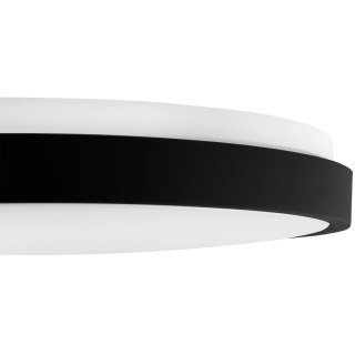 Plafon LED Lampa Sufitowa 24W 4000K 2500lm Okrągły IP44 Czarny Ring