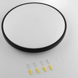 Plafon LED Lampa Sufitowa 36W 4000K 3820lm 106 lm/W Okrągły IP44 Czarny Ring