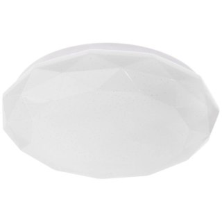 Plafon LED Lampa Sufitowa Natynkowa 18W IP44 Okrągły GLORY Diament 33cm