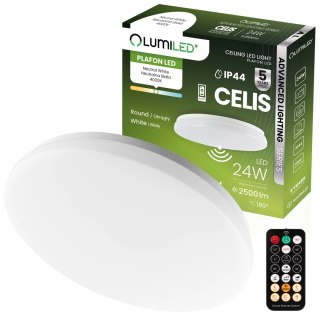 Plafon LED Lampa Sufitowa Natynkowa 24W 4000K 2500lm Okrągły Czujnik Ruchu