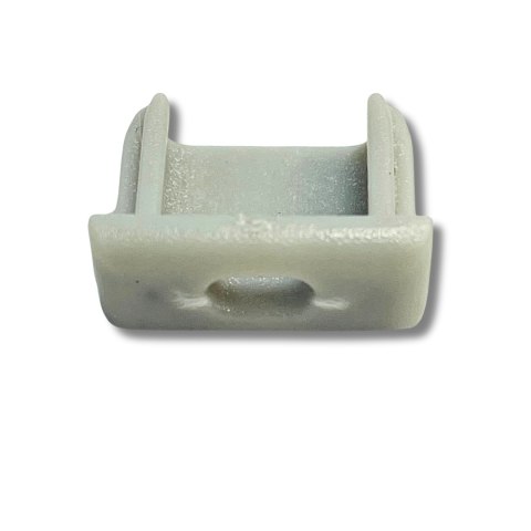 Profil do Taśmy LED Aluminiowy 1m Klosz mleczny + Zaślepki Anodowany Natynk